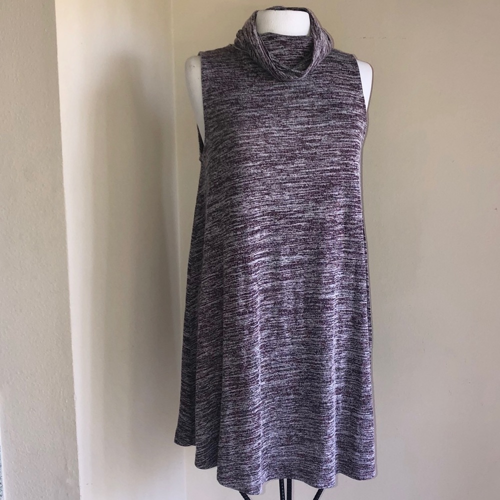 Loose turtleneck dress